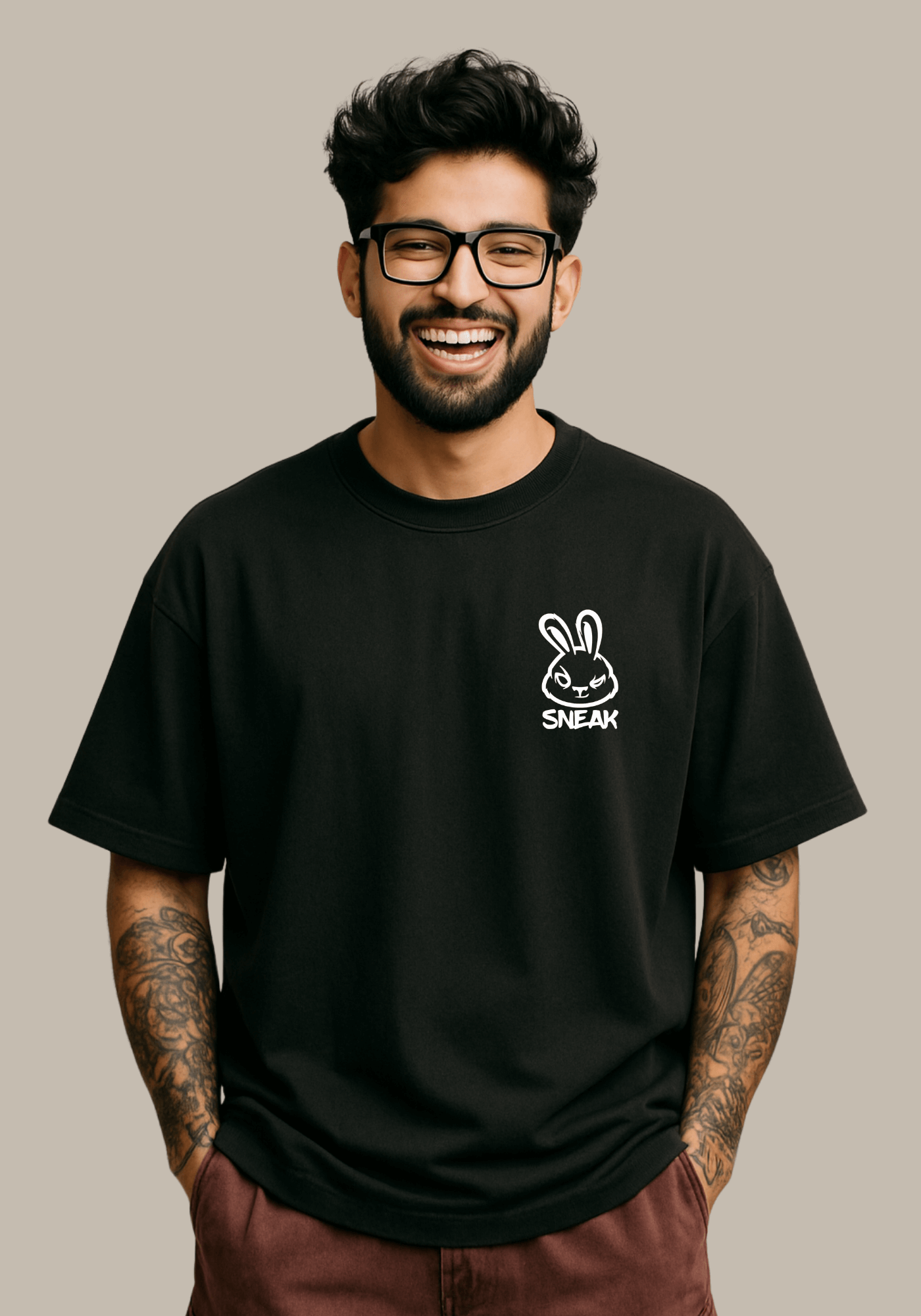 Sneak oversized drop shoulder t-shirt