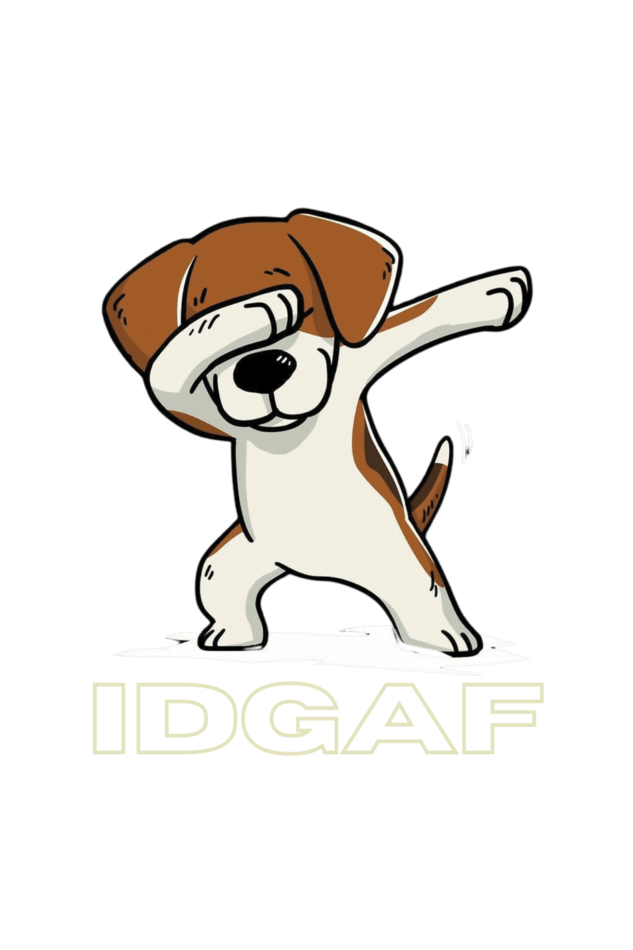 IDGAF Oversized Sweatshirt for Dog Lovers