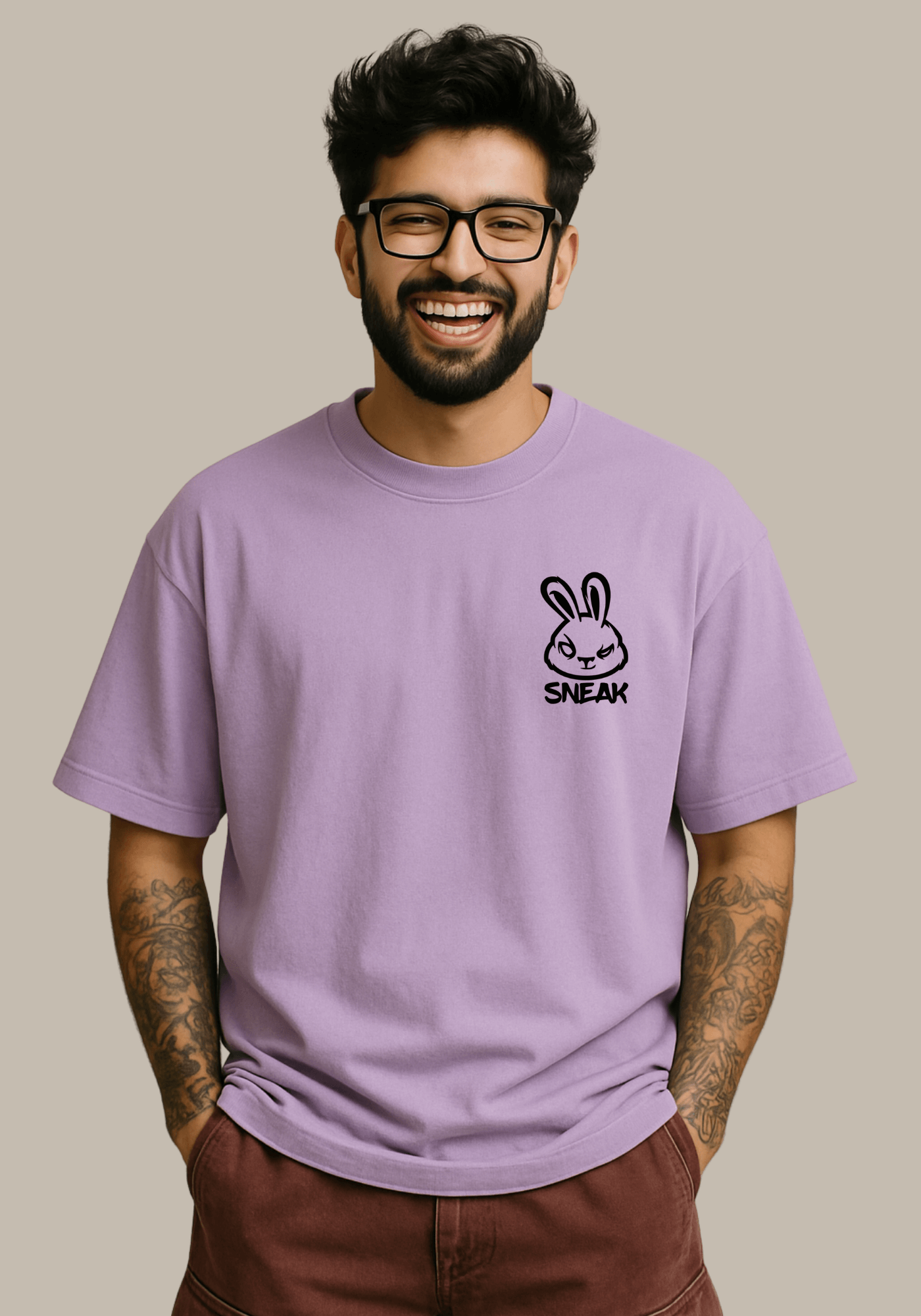 Sneak oversized drop shoulder t-shirt