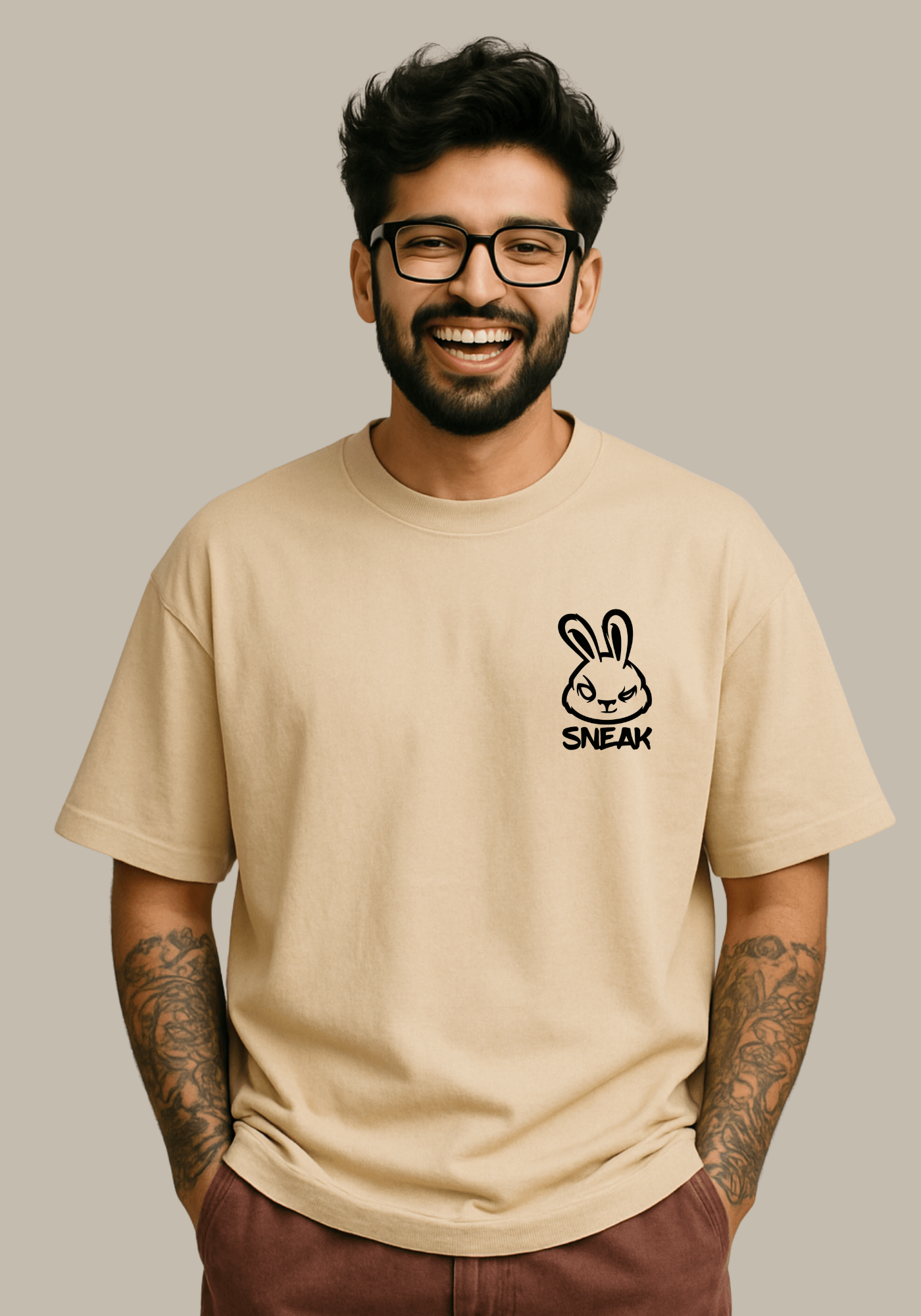 Sneak oversized drop shoulder t-shirt