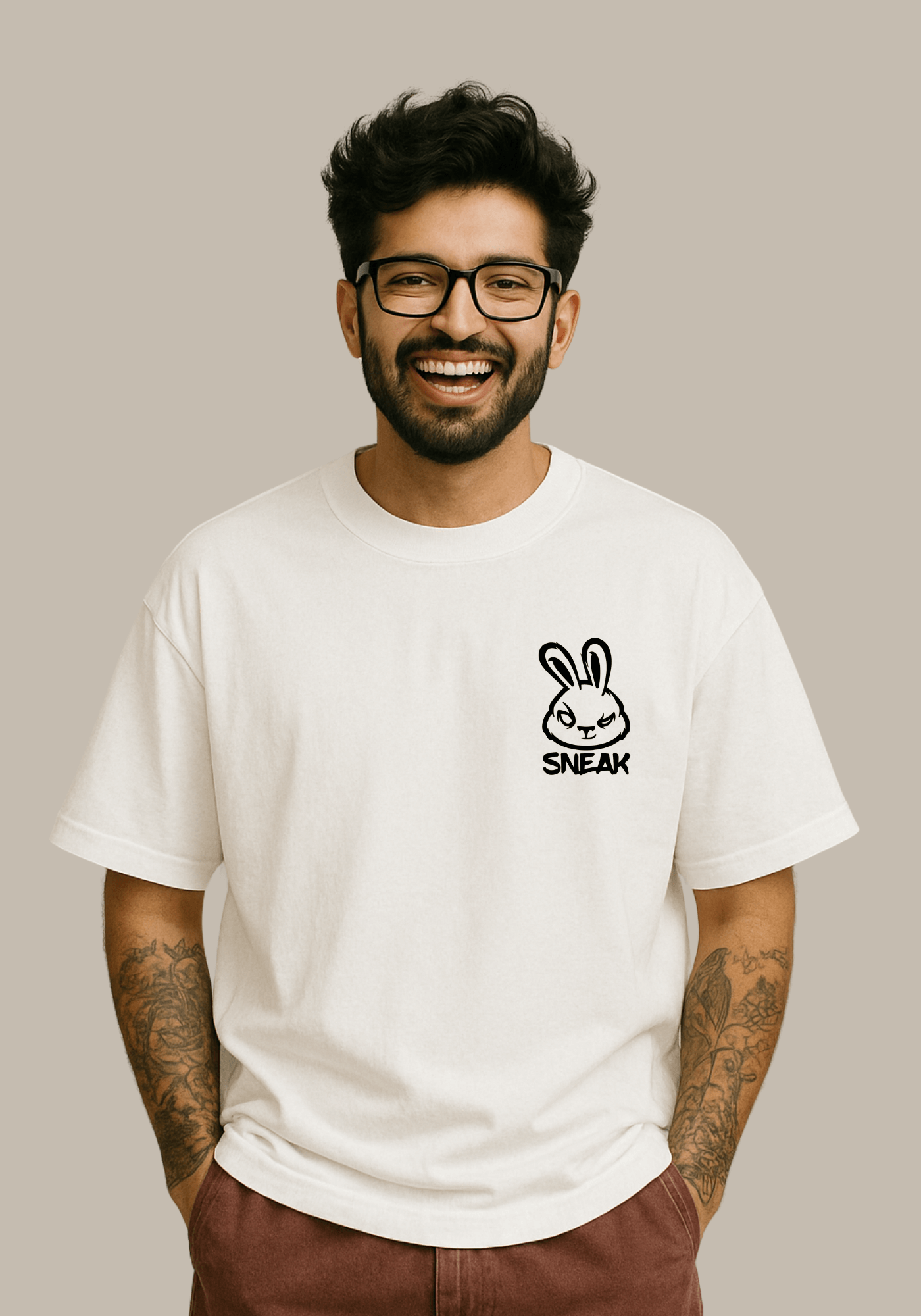 Sneak oversized drop shoulder t-shirt
