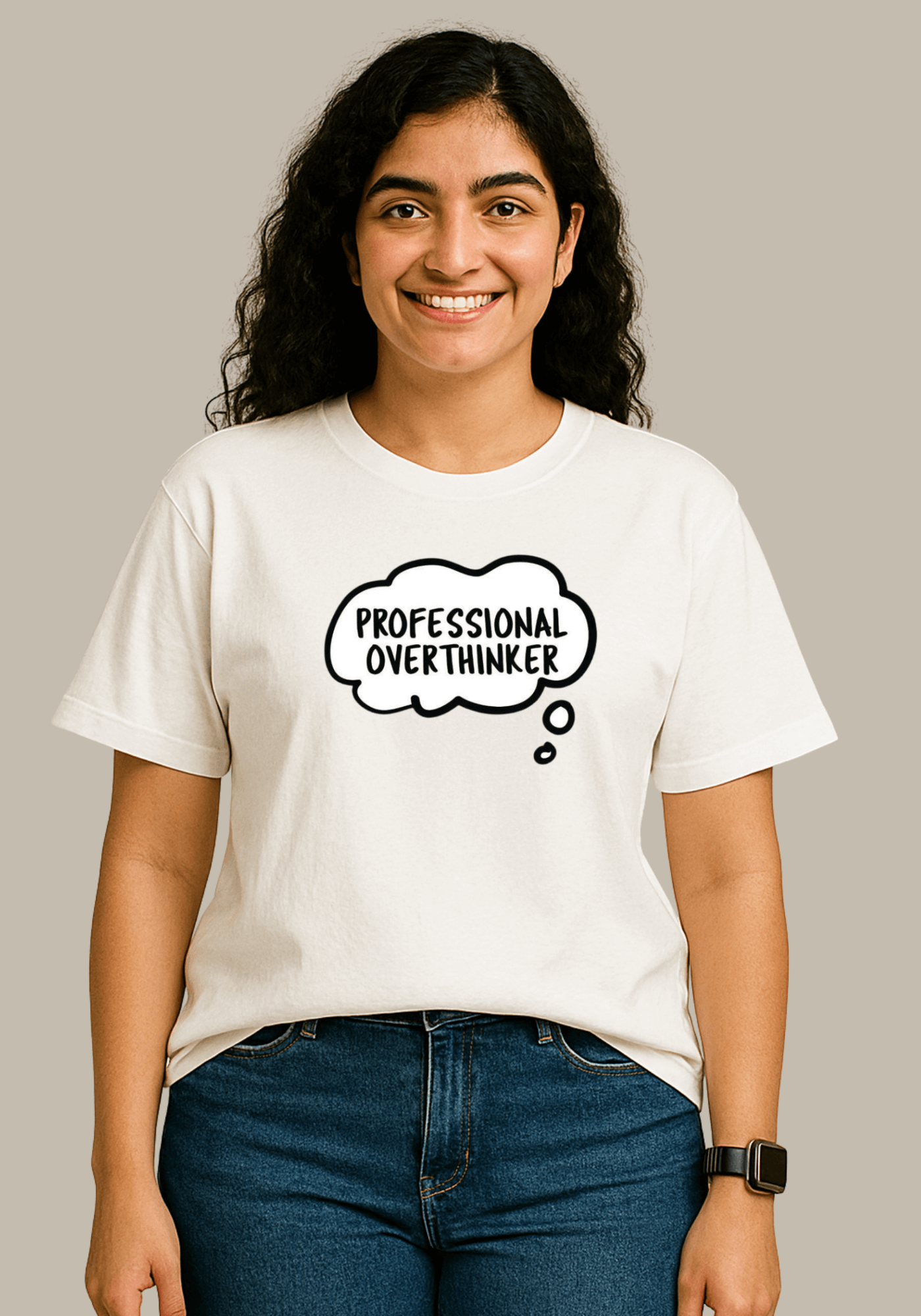 Professional Overthinker Oversized Drop Shoulder T-Shirt