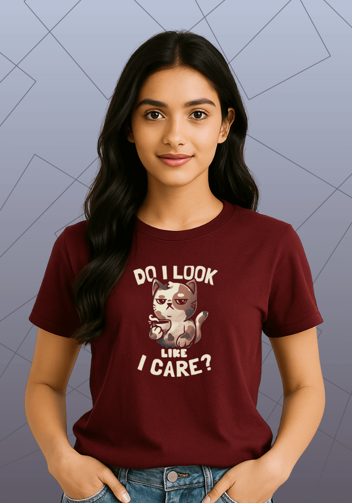 Premium Honeycomb Cotton Regular Fit T-Shirt - Carefree