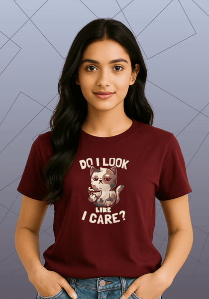 Premium Honeycomb Cotton Regular Fit T-Shirt - Carefree