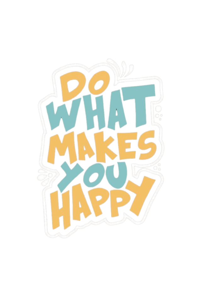 Do What Makes You Happy Oversized Sweatshirt