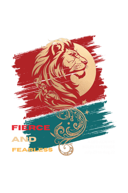 Fierce & Fearless – Leo Unisex Hoodie