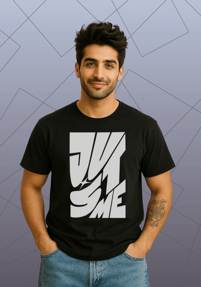 Premium Honeycomb Cotton Regular Fit T-Shirt - “Just Me”
