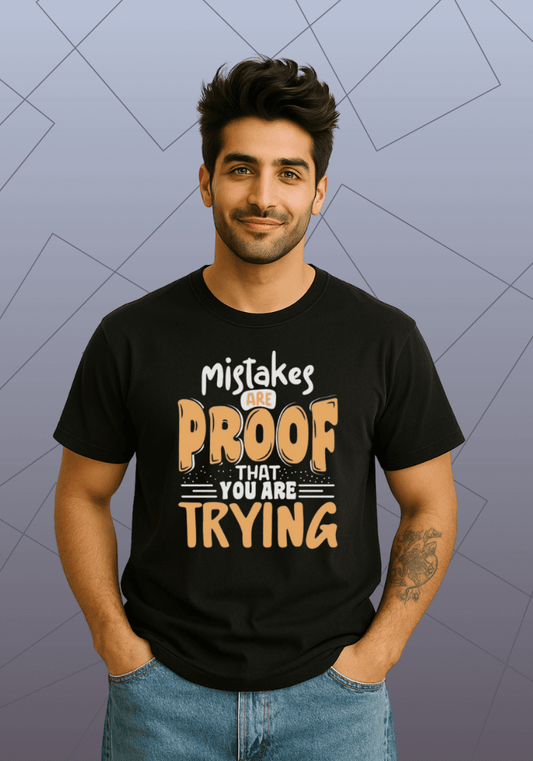 Premium Honeycomb Cotton Regular Fit T-Shirt - motivation