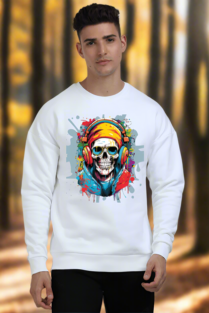 Mafia Skull Oversized Sweatshirt