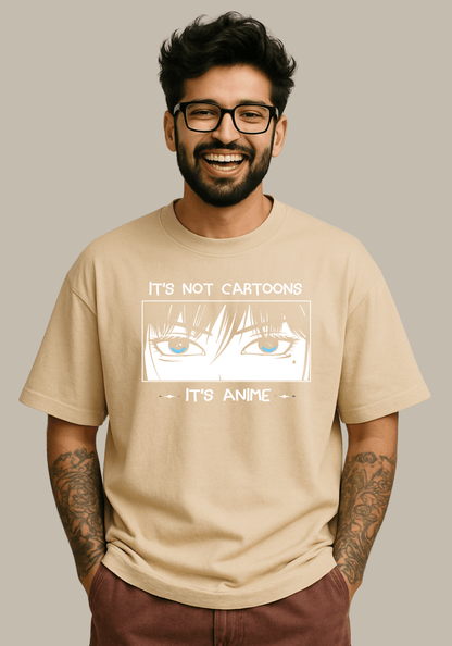 "It's anime" Oversized drop shoulder t-shirt