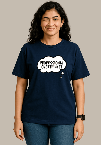 Professional Overthinker Oversized Drop Shoulder T-Shirt