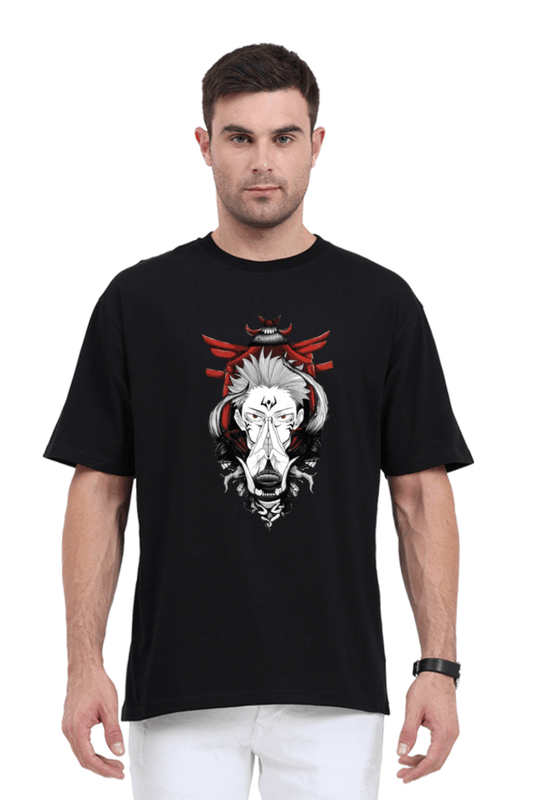 Oversized Unisex T-Shirt – Sukuna (Jujutsu Kaisen)