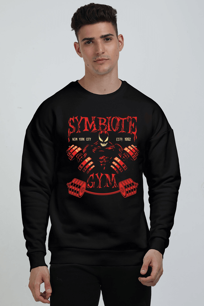 Symbiote Gym Pore Oversized Sweatshirt