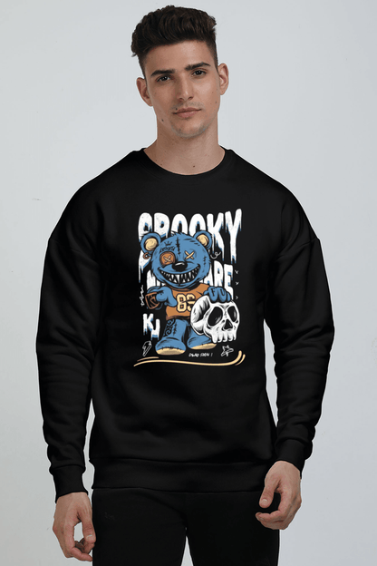 Spooky Bear Oversized Sweatshirt