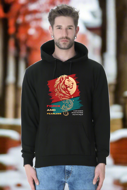 Fierce & Fearless – Leo Unisex Hoodie