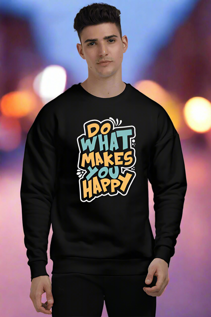 Do What Makes You Happy Oversized Sweatshirt