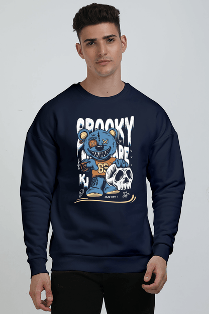 Spooky Bear Oversized Sweatshirt