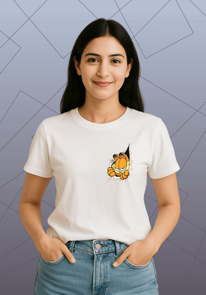 Premium Honeycomb Cotton Regular Fit Garfield Pocket