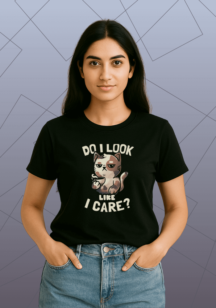 Premium Honeycomb Cotton Regular Fit T-Shirt - Carefree