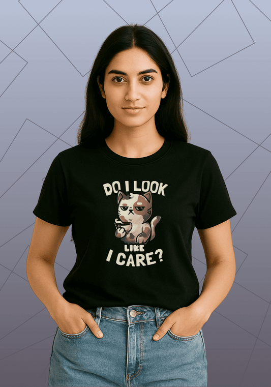 Premium Honeycomb Cotton Regular Fit T-Shirt - Carefree