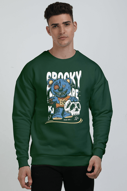 Spooky Bear Oversized Sweatshirt