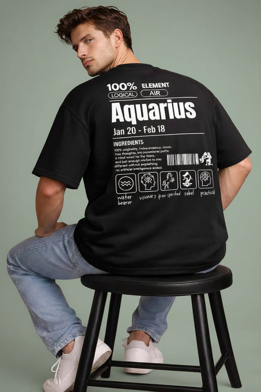 240gsm loopknit oversized black t-shirt.