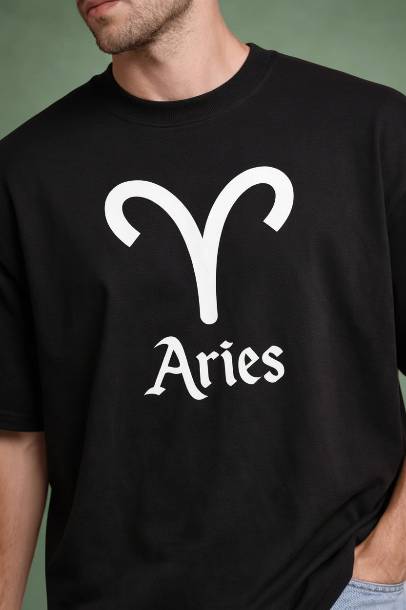 240gsm loopknit premium oversized black t-shirt.