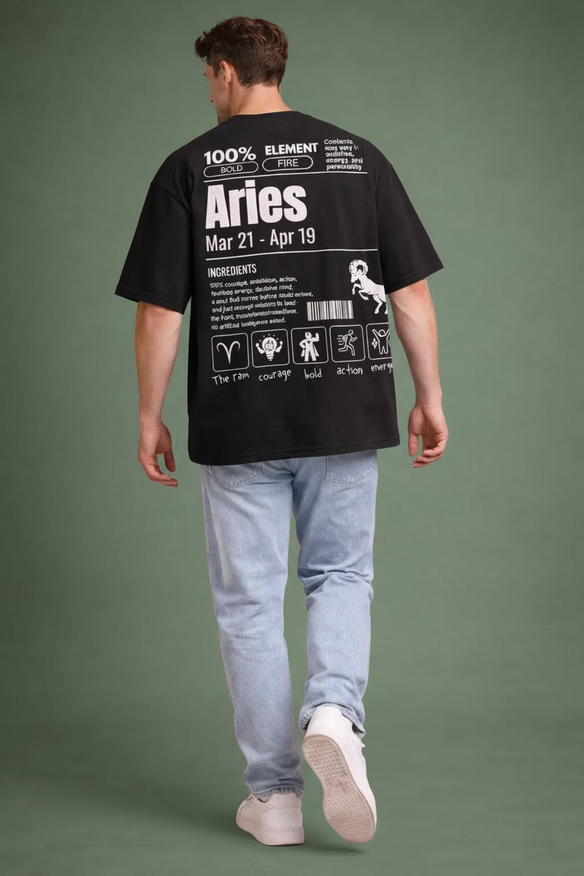 240gsm loopknit premium oversized black t-shirt.