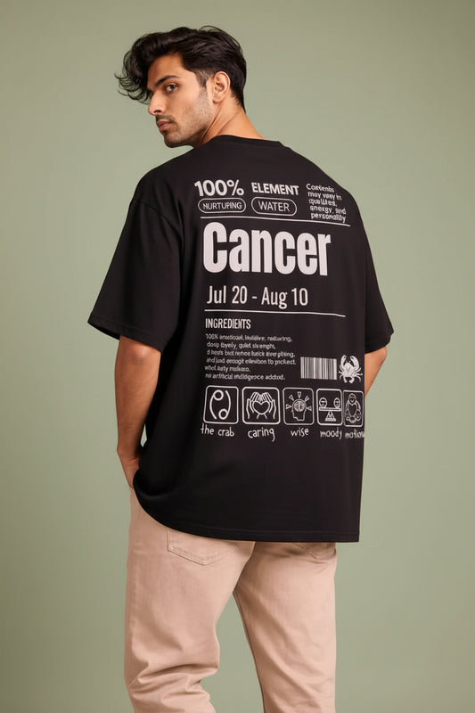 240gsm loopknit oversized black premium t-shirt.