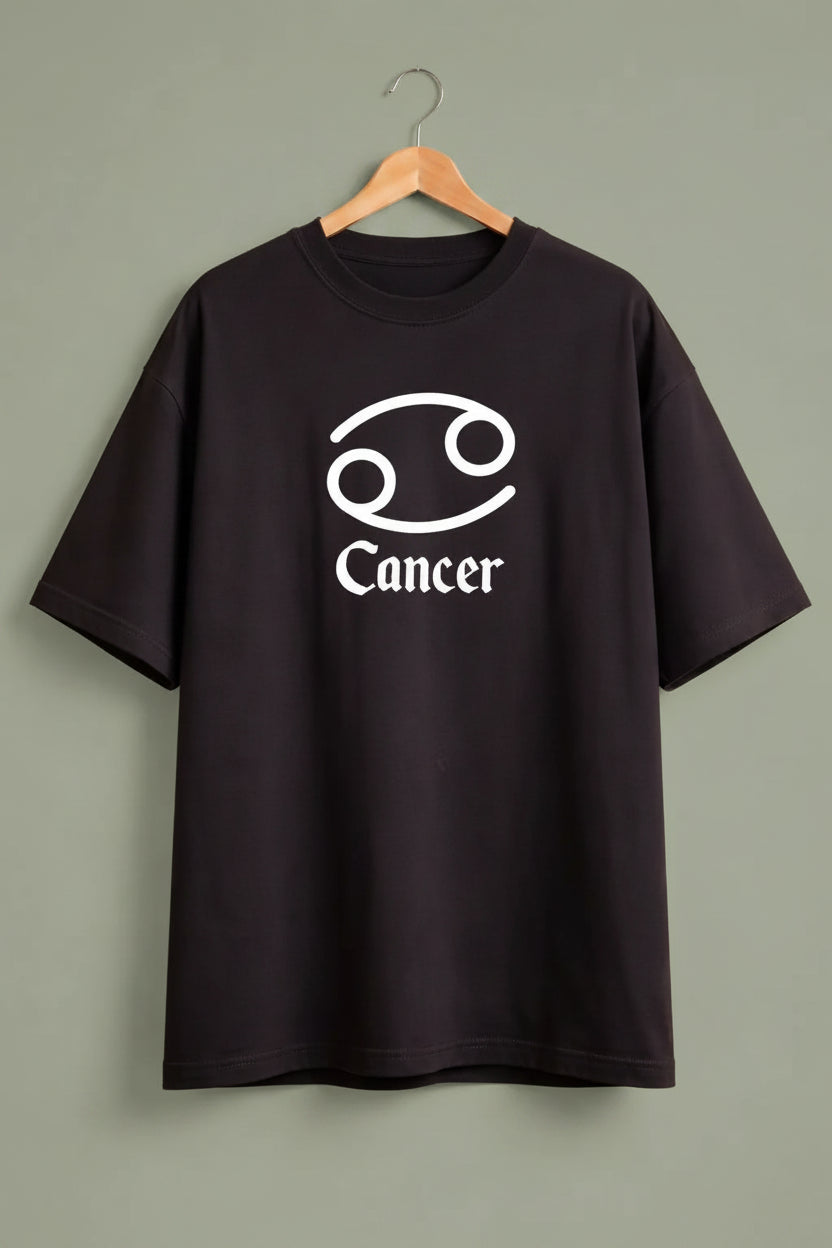240gsm loopknit oversized black premium t-shirt.