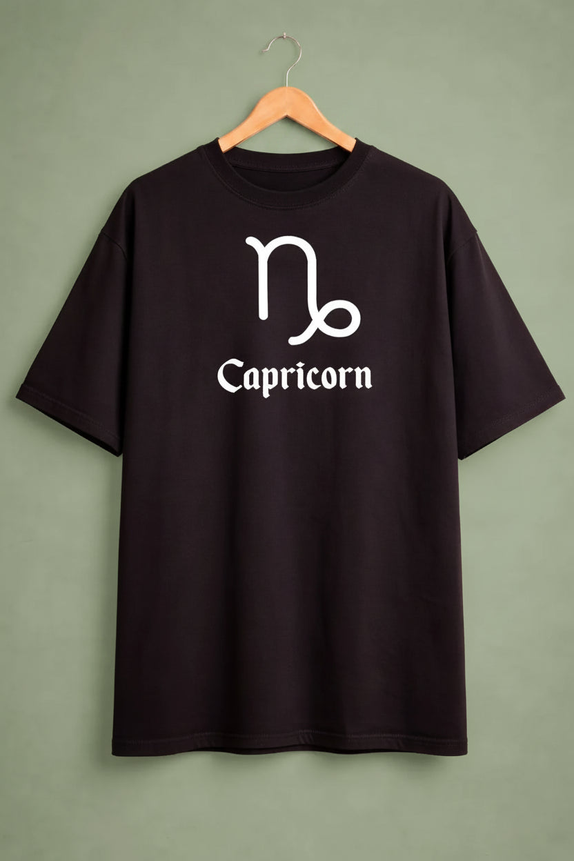 240gsm loopknit black oversized t-shirt
