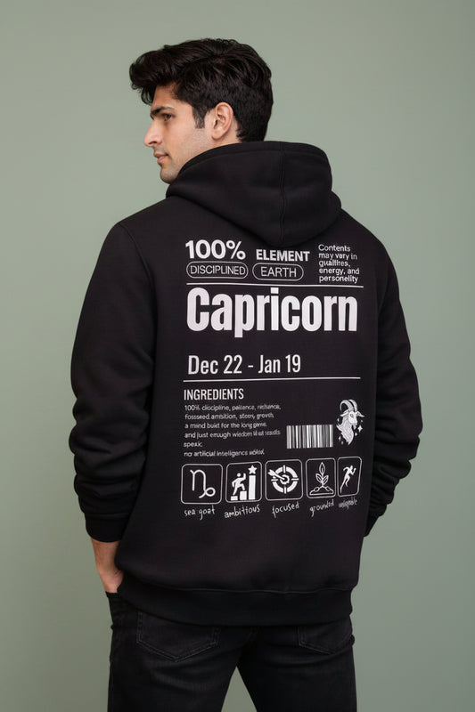 430gsm premium black oversized hoodie