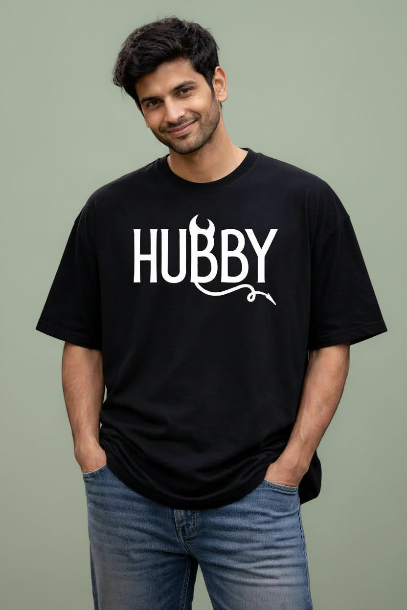 Devil Hubby Couple T-Shirt for men