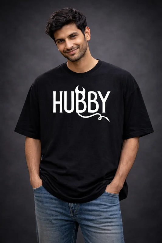 Devil Hubby Couple T-Shirt for men