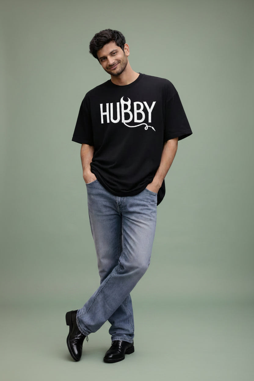 Devil Hubby Couple T-Shirt for men