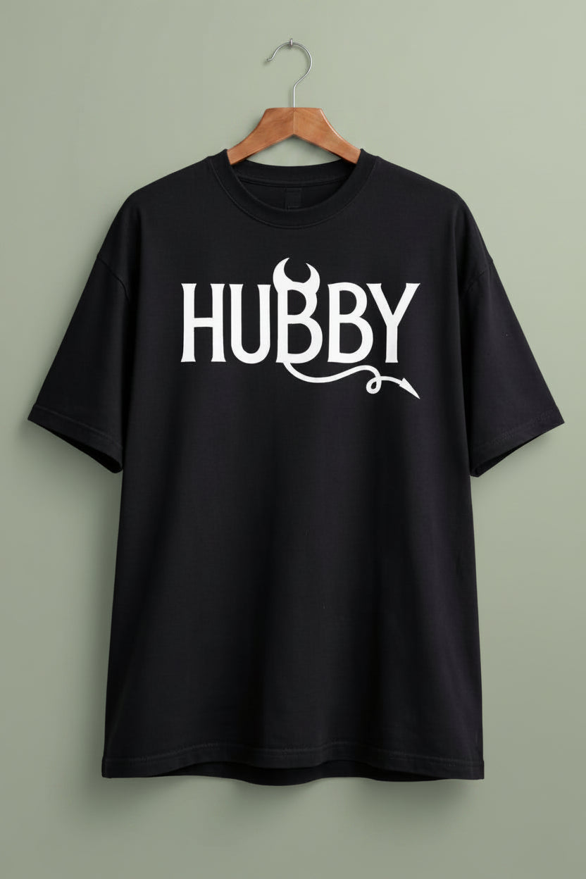 Devil Hubby Couple T-Shirt for men