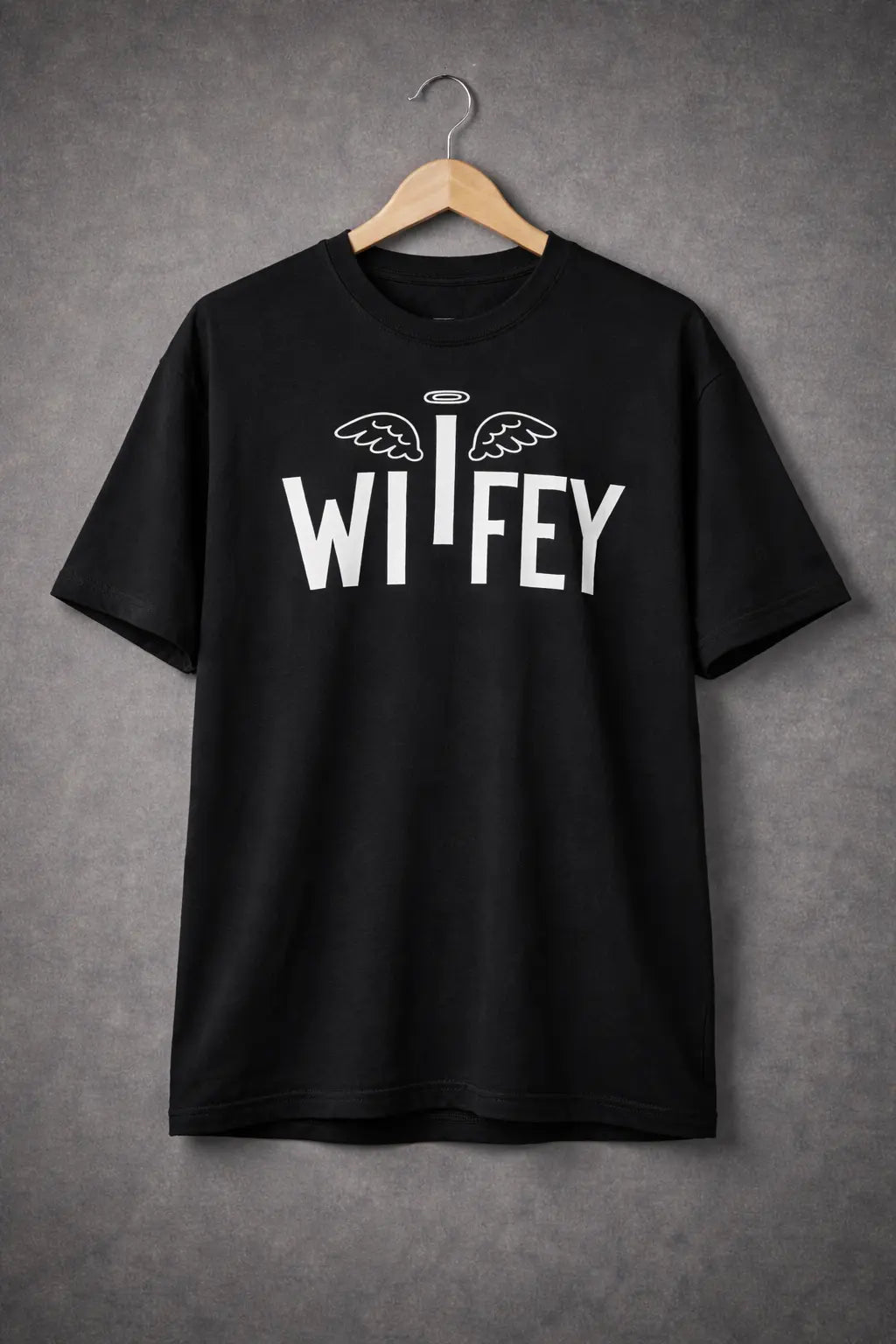 Angel Wifey Couple T-Shirt for her
