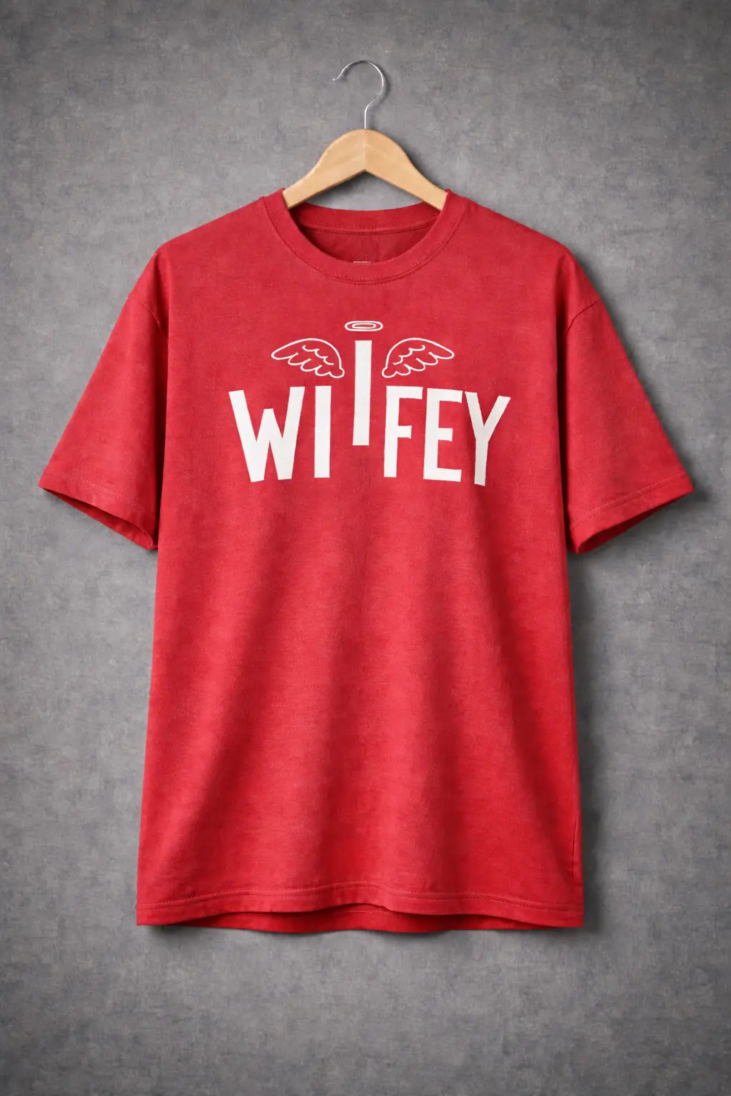 Angel Wifey Couple T-Shirt for her