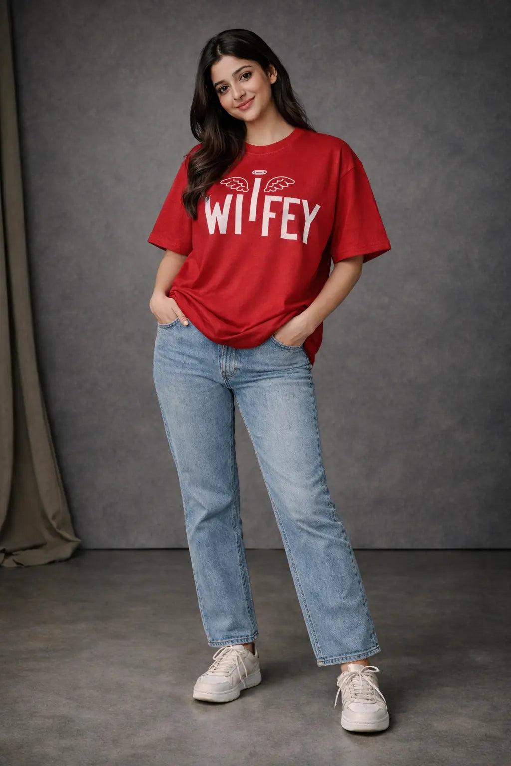 Angel Wifey Couple T-Shirt for her