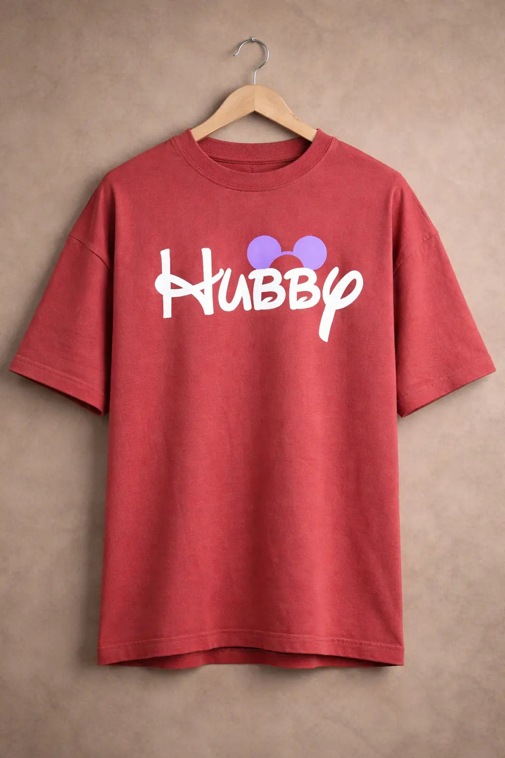 Hubby V2 CARTOON Couple T-Shirt