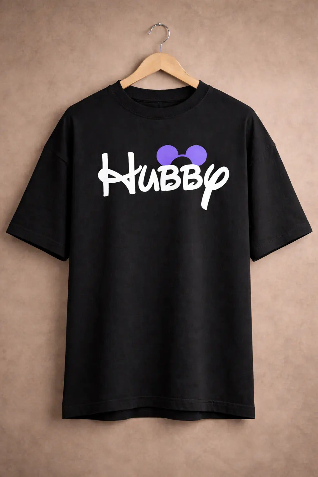 Hubby V2 CARTOON Couple T-Shirt