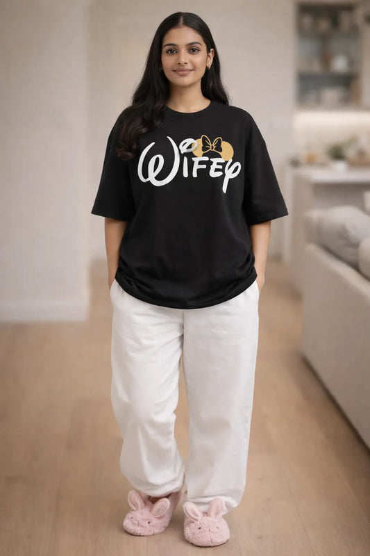 Wifey v2 Couple T-Shirt for her