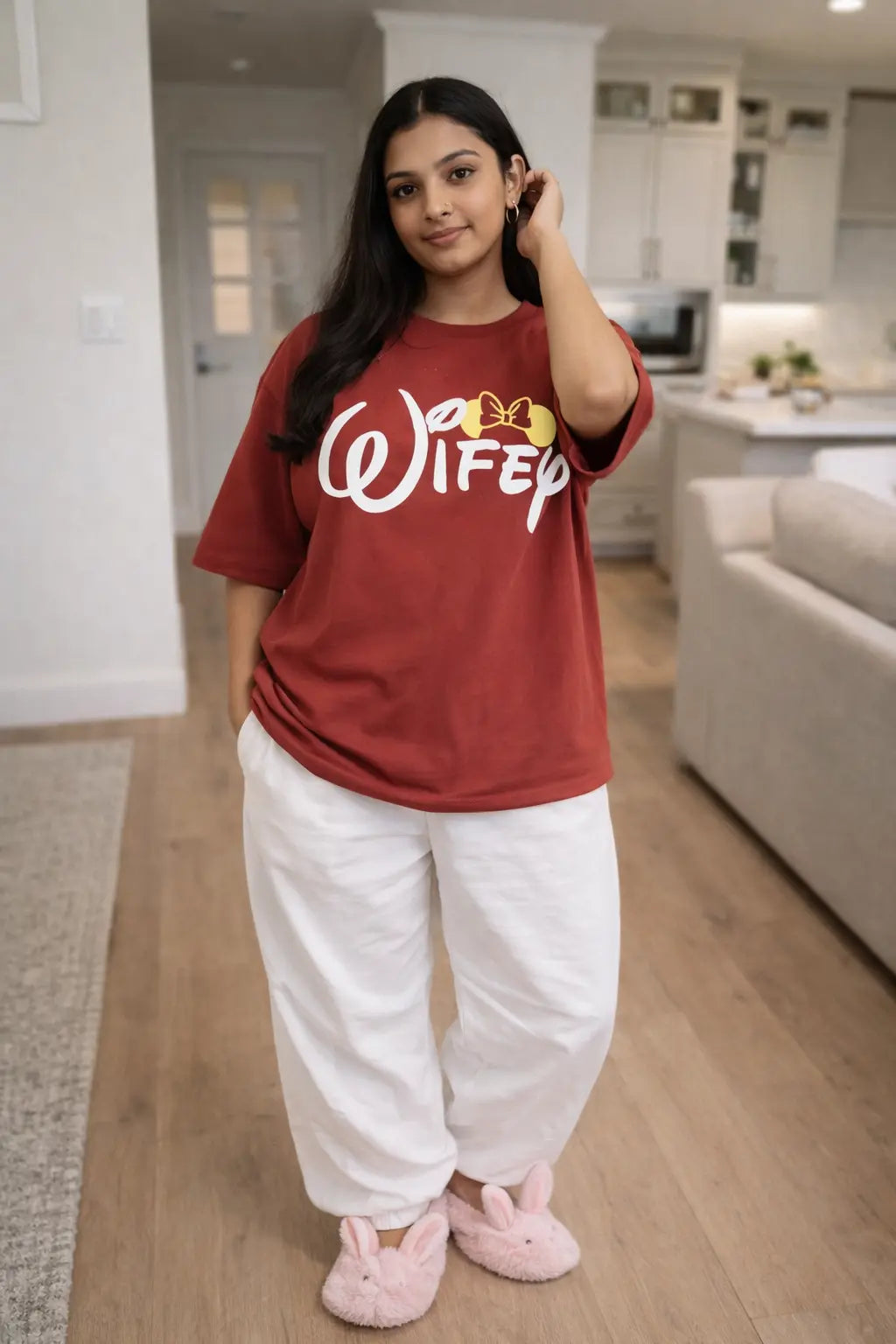 Wifey v2 Couple T-Shirt for her