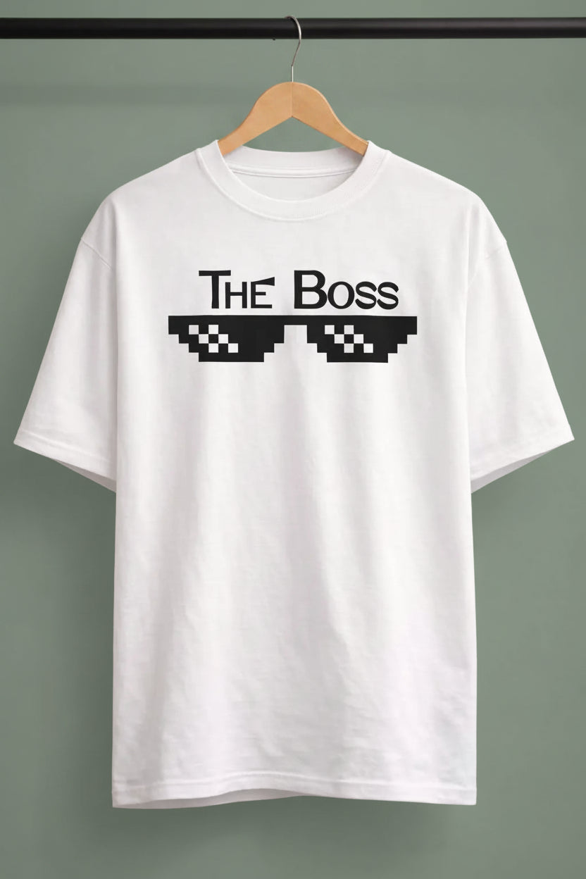 The Boss - Oversized  Couple T-Shirt for him