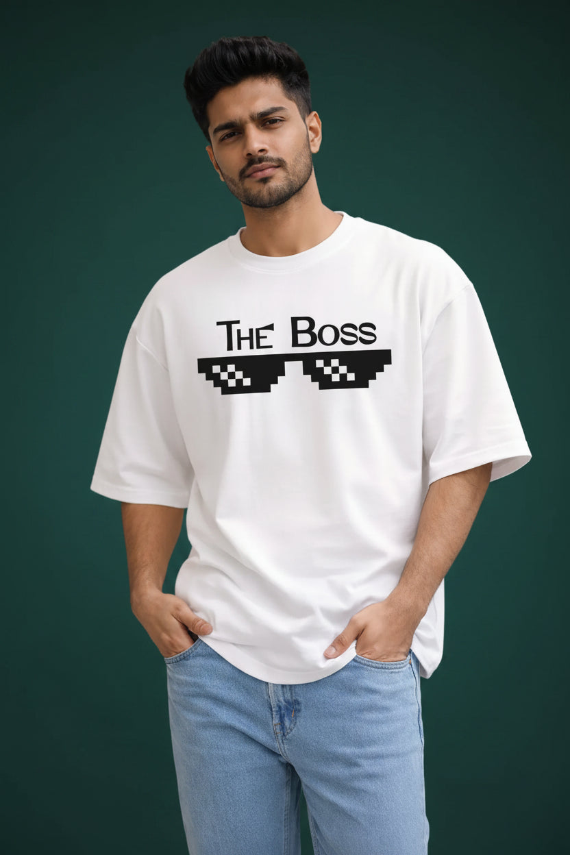 The Boss - Oversized  Couple T-Shirt for him