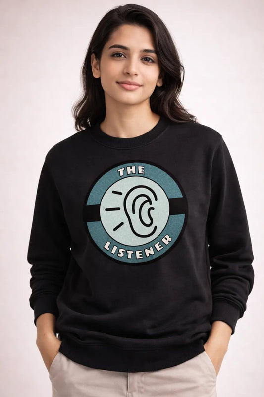 The Listener Black Sweatshirt
