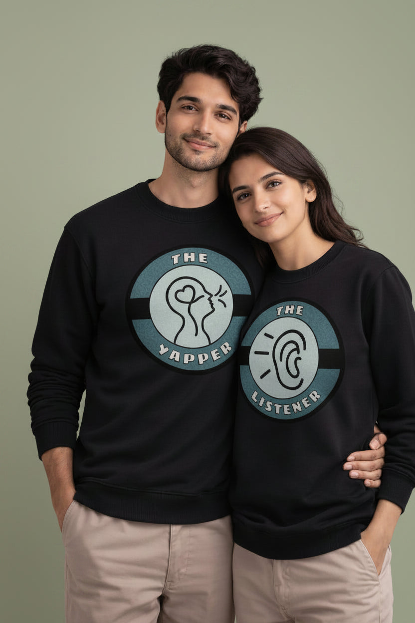 The Yapper Black Sweatshirt