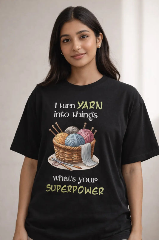 Yarn Superpower Oversized T-Shirt