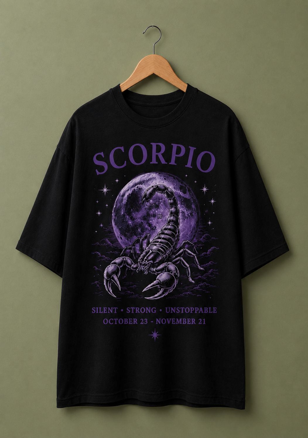 Scorpio Zodiac Premium Oversized T-Shirt