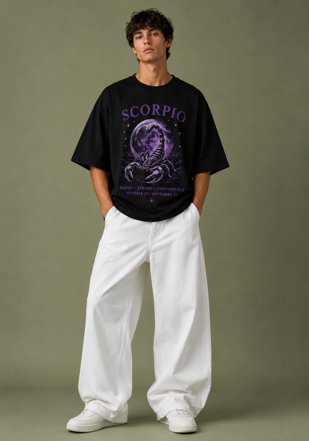 Scorpio Zodiac Premium Oversized T-Shirt